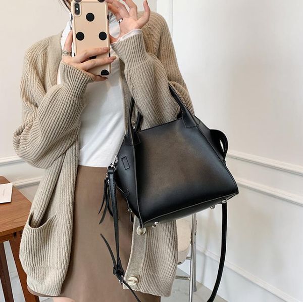 

evening bags rhombus women's bag bucket shoulder fashion