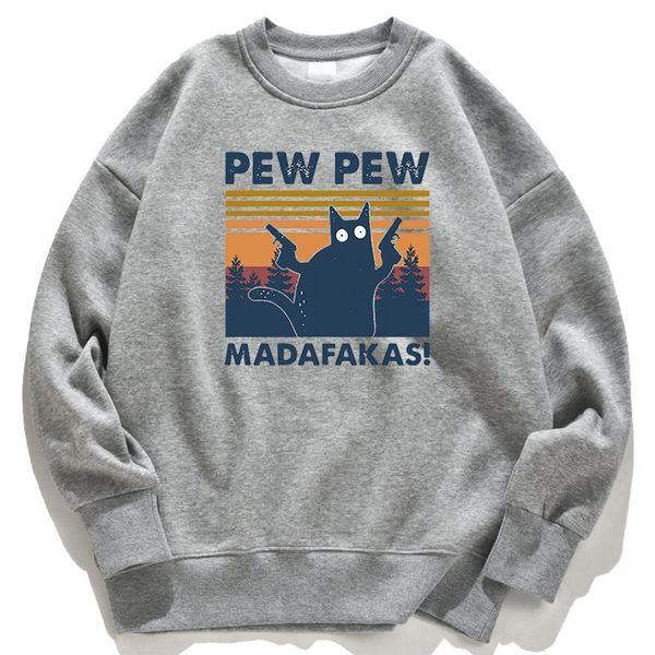 

толстовки pew madafakas мультфильм печать новые мужские толстовка уличная одежда мужская мужская капюшона с длинным рукавом harajuku мужской, Black