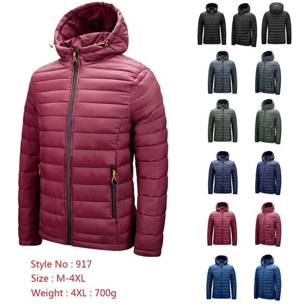 

men's winter warm outdoor down jacket fashion akpcgij5, Black