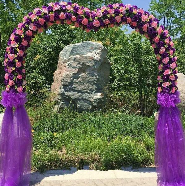 

decorative flowers & wreaths 2.5x2.4m wedding silk , arches decorated flowers1