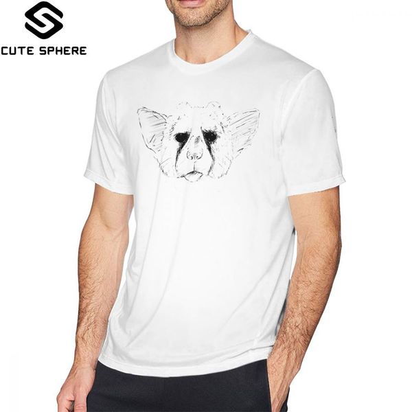 

trico trico the last guardian streetwear fun 100 процентов хлопка печать дизайнеров мужских 5x с коротким рукавом балахона футболки толстовк