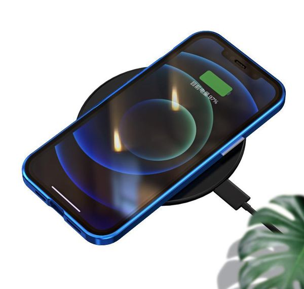 

360 full tempered glass magnetic adsorption phone case for iphone 12 pro max 11 xs max x bbyrsz bde_home