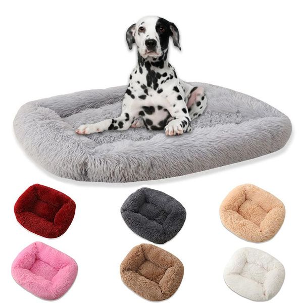 

rectangle dog bed orthopedic pet nest waterproof bottom dog beds soft washable cat mat for small medium large dogs cama perro