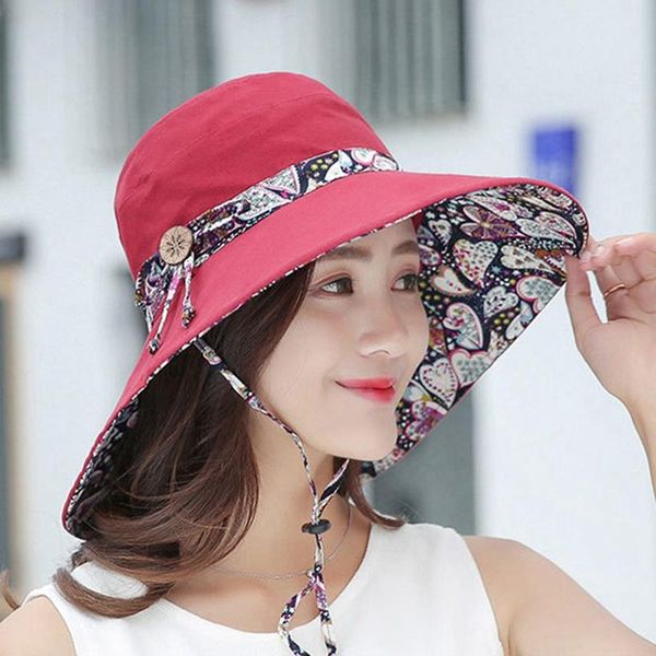 

wide brim hats big bow denim blue sun hat summer women anti-uv beach bowknot foldable bucket fisherman cap, Blue;gray