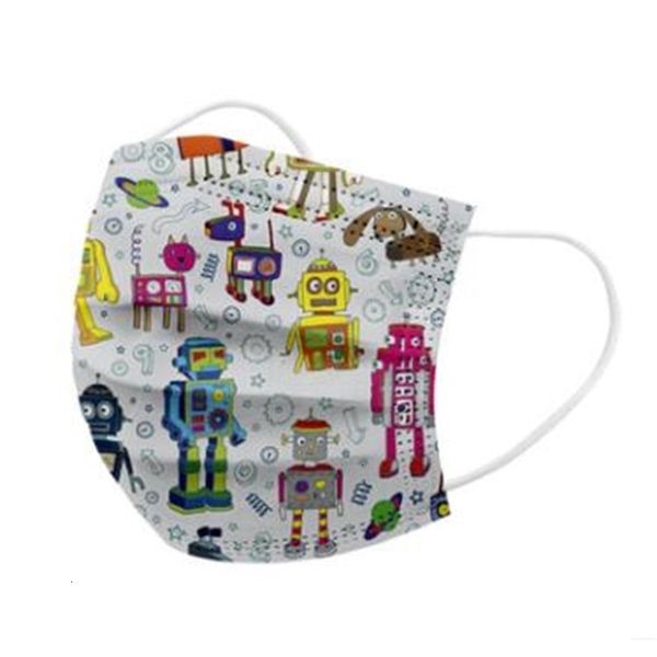

kids cartoon printed disposable face mask mouth cover cute carton printing personality festival designer masks yw13 7 iebsw
