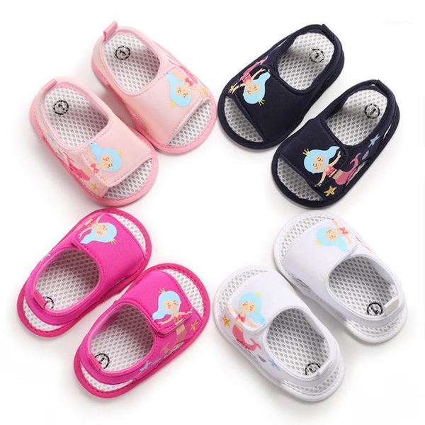 

baby first walkers infant toddler girls cartoon fish shoes breathable soft shoes mesh bottom cute1