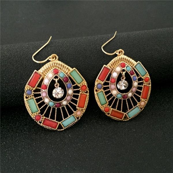 

aretes de mujer modernos 2020 моды простого цвета rhinestone серьга падение отдых партии отдых аксессуары кисточка серьга, Silver