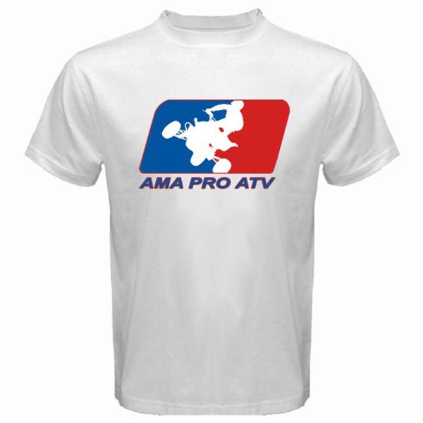 

новый ama pro atv racinger логотип мужская белая футболка s m l xl 2xl 3xl t shirt повседневная мужчины 2018 новое прибытие мужская спортивн