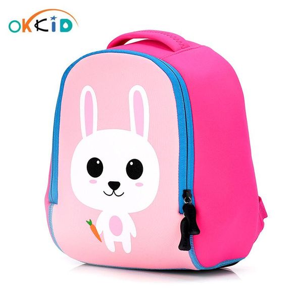 

okkid baby girl детский рюкзак cute pink rabbit рюкзак детей ранцы для девочек baby boy маленькая школа рюкзак yxlrhl