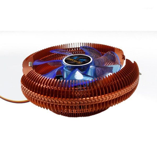 

lanshuo dc12v 3-pin silent cooling fan cpu cooler heat sink for / amd support cpu with led1