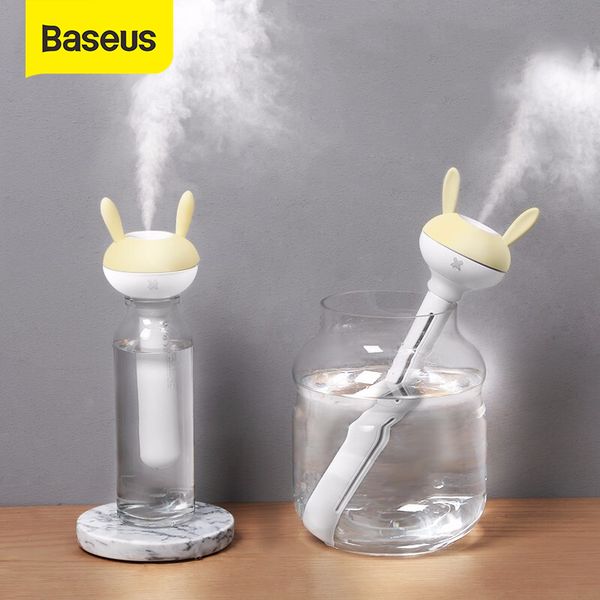 

baseus portable humidifier purifying for home office unlimited container air humidifier humidificador with led nightlight 1012