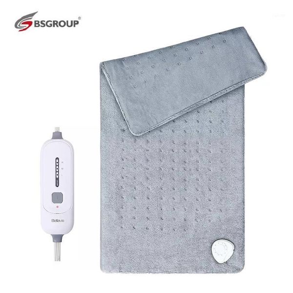 

smart electric heaters 100v-120v extra larg king size 12*24" heating pad for neck and shoulder back pain relief warmer 3 heat settings