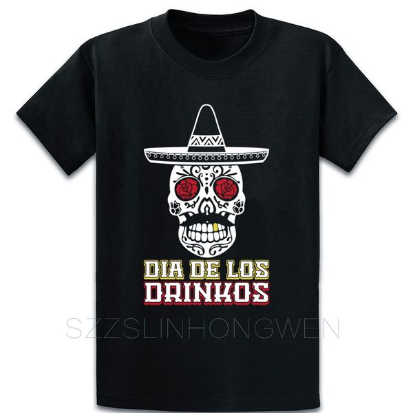 

dia de los drinkos calavera sombrero mustache t shirt breathable summer pattern original design famous shirt sport hooded sweatshirt hoodie