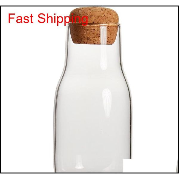 

transparent glass jar cup seasoning canister with cork ser,cookie candy spice tea cereal storage bottle coffee bea qylhxo bbgargden