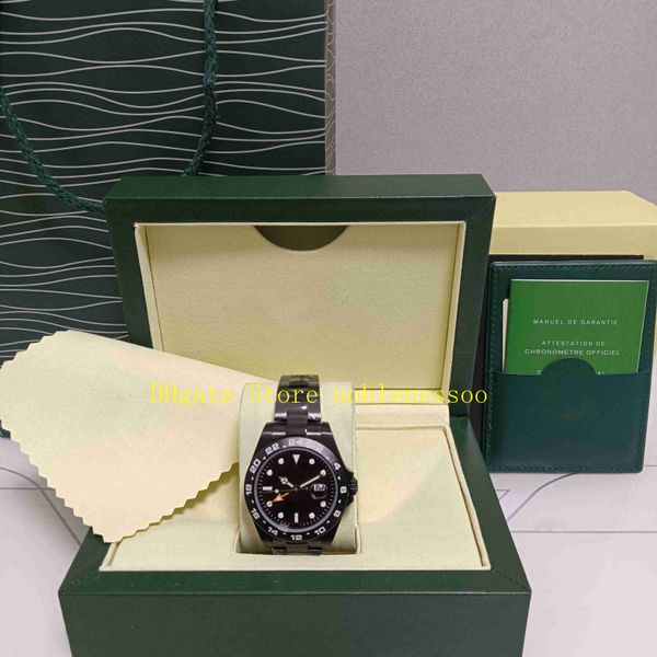 

3 model real p with original box mens 42mm watch men black dial orange all pvd black steel date 216570 asia 2813 automatic movement sport me, Slivery;brown