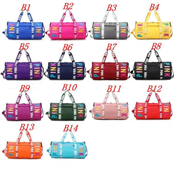 

multifunction travel bag sports cylindrical shape designer waterproof handbags for women shoulder bags women female fitness