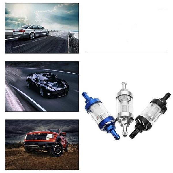 

universal gas fuel filter scooter 8mm oil filter dirt bike motorcycle quad aluminum alloy motorcycle gas fuel oil1