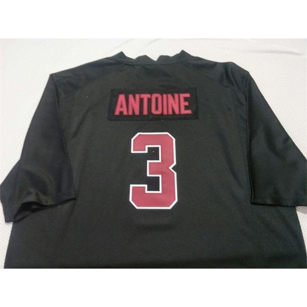 

men stanford cardinal malik antoine #3 real full embroidery college jersey size s-4xl or custom any name or number jersey, Black