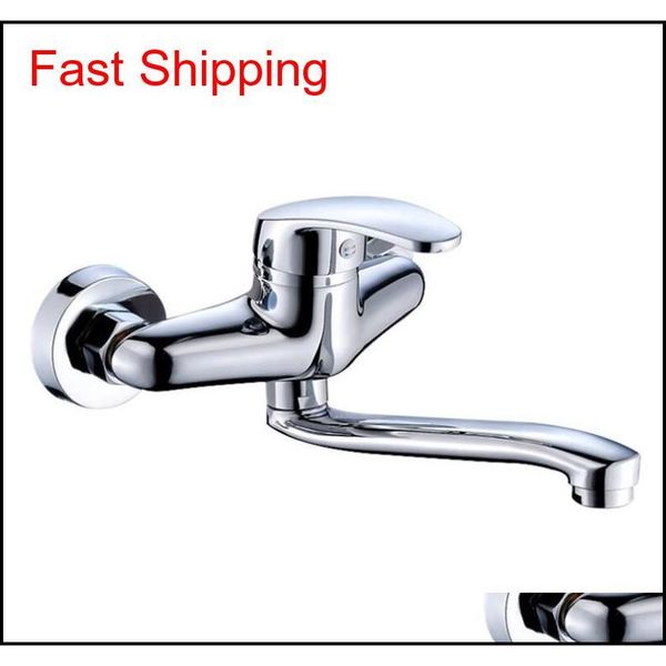 

wall mounted crane two hole stream sprayer kitchen faucet for sink antique mixer tap single handle 360 degree qylvzp new_dhbest