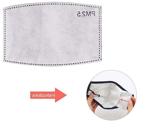 

non-woven kids fabric pad disposable pm2.5 mask filter mask-replaceable activated carbon filter layers for face masks protective products