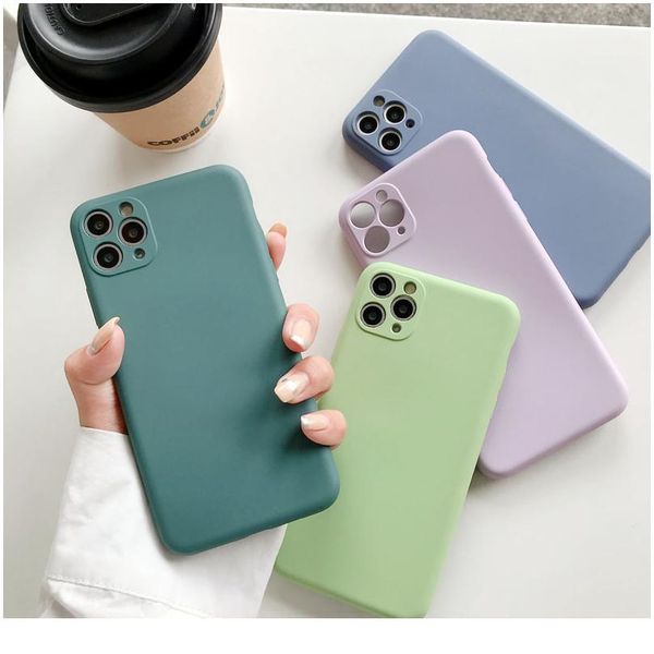 

luxury soft liquid sile cover for iphone 11 pro max case x xr xs max 7 8 6 6s plus se2 jlldqa
