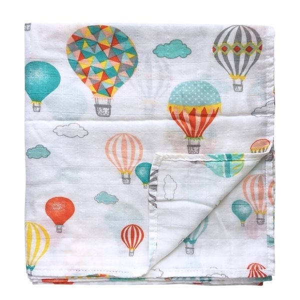 

new prints swaddle wraps bamboo cotton muslin blankets baby stroller cover y201009