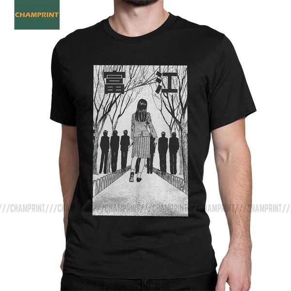 

men's tomie manga junji ito japanese anime japan otaku horror vintage short sleeve plus size sport hooded sweatshirt hoodie men t shirt