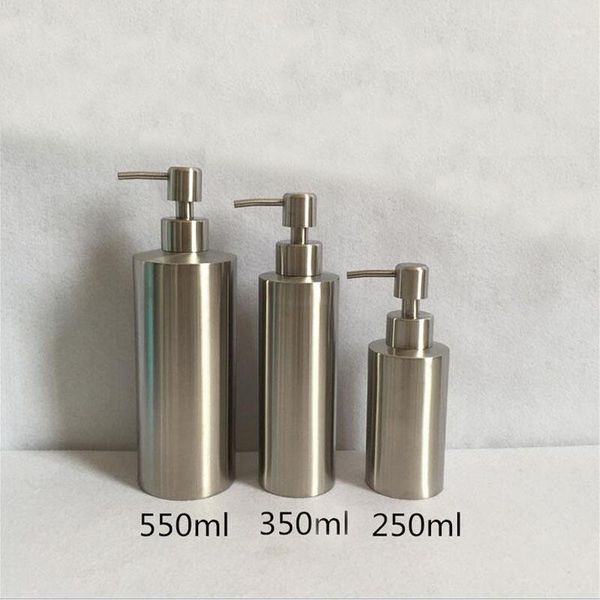 

liquid soap dispenser stainless steel 250ml 350ml 550ml kitchen bathroom lotion pump bottle multifunction sink detergent supply1