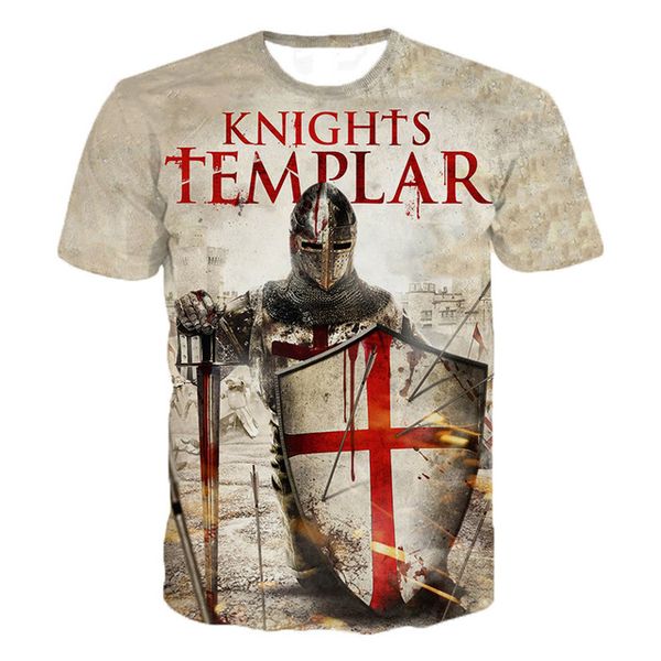 

knights templar knights templar 3d print shirts hippie harajuku horror men clothing