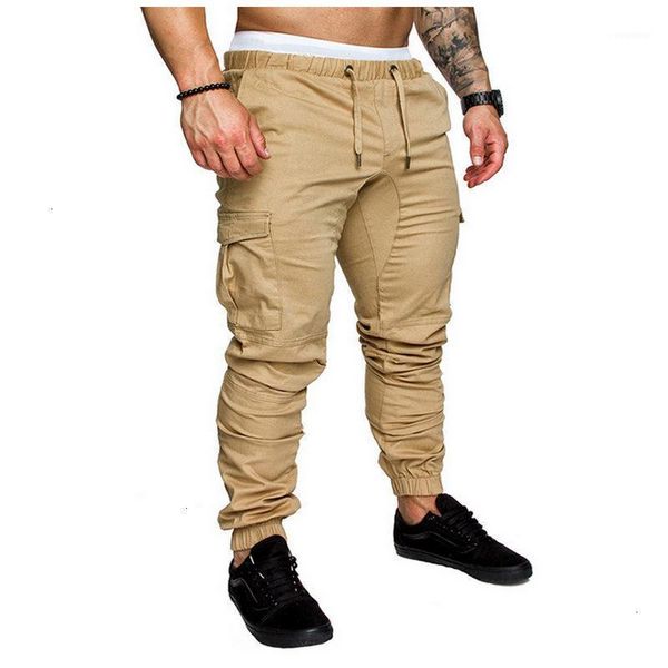 

men's trousers new fashion brand toolbag sportswear pants men's leisure pants joggers solid sportswear 4xl1, Black