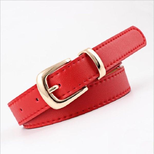 

2020 new cute adjustable pink red black wide waist belt laides waistband gold silver buckle belts for women pants jeans girdle, Black;brown