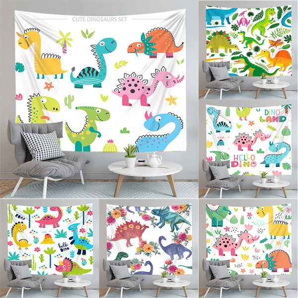 

dinosaurs dinosaur wall hanging tapestry sheets home decorative beach towel yoga mat blanket table cloth