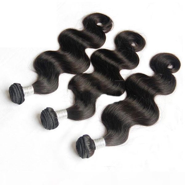 

dilys brazilian virgin hair body wave remy human hair weave bundles peruvian malaysian indian cambodian brazilian hair extensions weft, Black