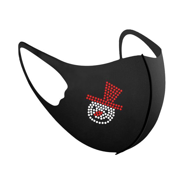 

facial 1pc new christmas face fabric washable mask for protection reusable santa earloop mouth caps