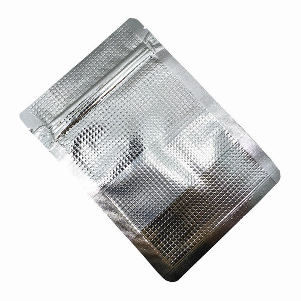 

resealable embossed aluminum foil zip lock packaging bag with window mylar nuts powder storage pouch sundries zipper package bag h bbyhth