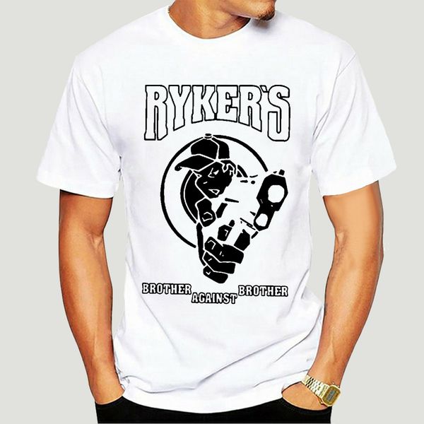 

new rykers - brother againts brother black &amp white t shirt xs-3xl(1)-2501a sport hooded sweatshirt hoodie