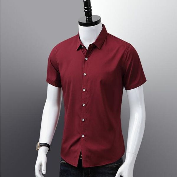 

2021 fashion design short sleeve casual shirt male beach blouse summer clothes more asian size -xxxl ip0l, White