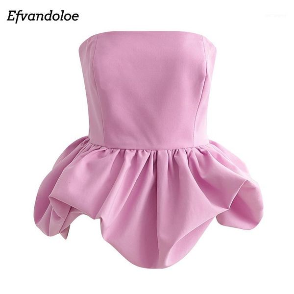 

efvandoloe pink blouse women off shoulder party club sleeveless summer blouses ladies1, White