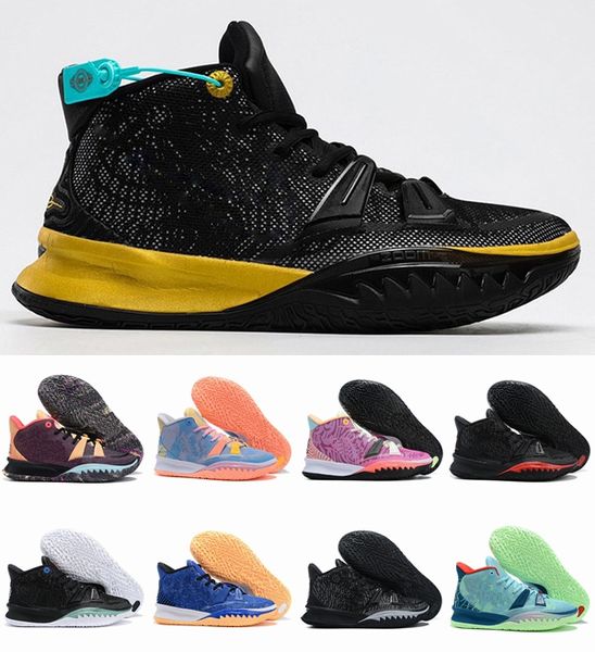 

2021 new kyrie 7 mens basketball shoes 7s vii expressions special fx soundwave sisterhood bk black pre heat men trainers sports sneakers