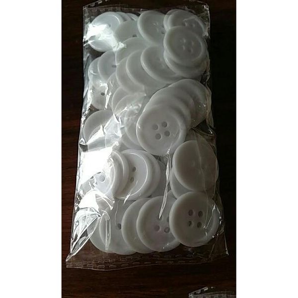 

20mm sewing button diy crafts plastic button w sqcaal dressing2020, Black
