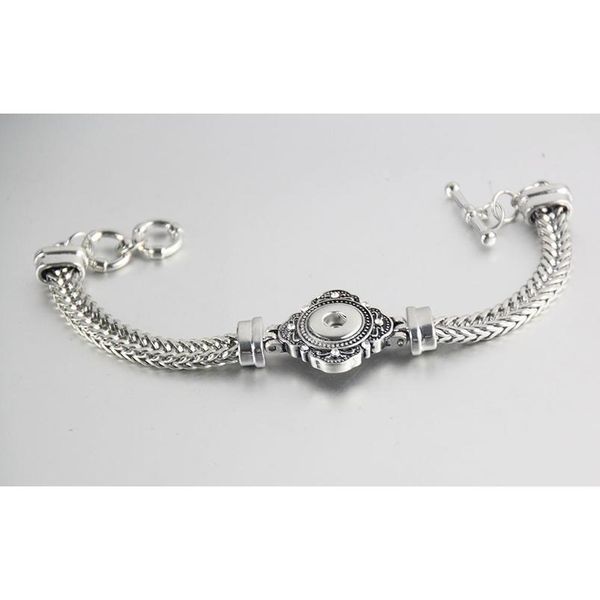 

stering armband 12mm metal snap button jewelry charm bracelet with beads watches women vintage crystal bangl bbyzeo, Golden;silver