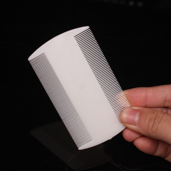 

double lice combs plastic sided nit head fine tooth pet comb for kids flea dog bath cat hair cleaning supplies
