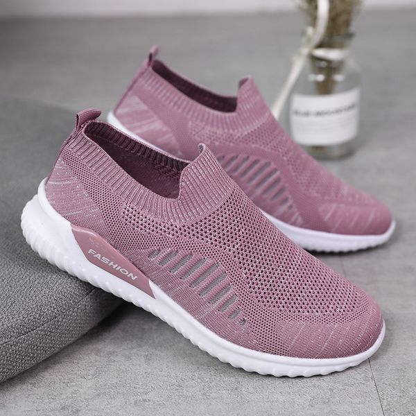 

sneakers women fashion casual run shoes women's vulcanized shoes breathable mesh sport shoes flats comfortable soft loafers, Black;brown