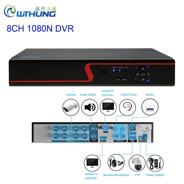 

xmeye 8 channel xvi dvr 8ch hybrid video recorder h.264 cctv security p2p cloud hdmi vga for ahd tvi cvi analog ip camera, Black;white