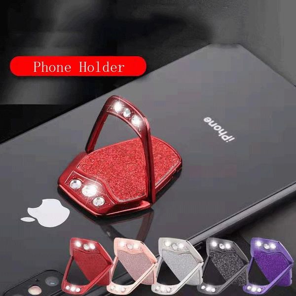 

универсальный бриллиант пальцем кольцо мобильный телефон смартфон держатель для iphone xiaomi samsung смартфон автомобильный монтажный стенд