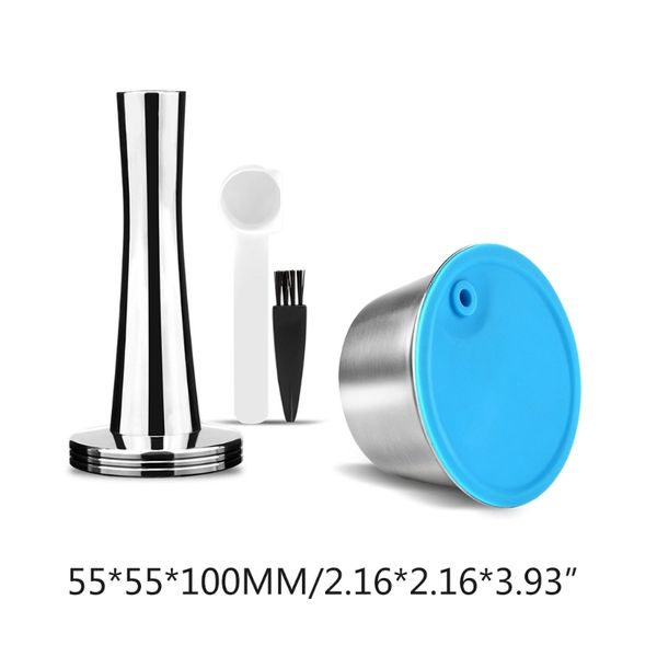 

reusable refillable stainless steel capsule filter cup for coffee q0109