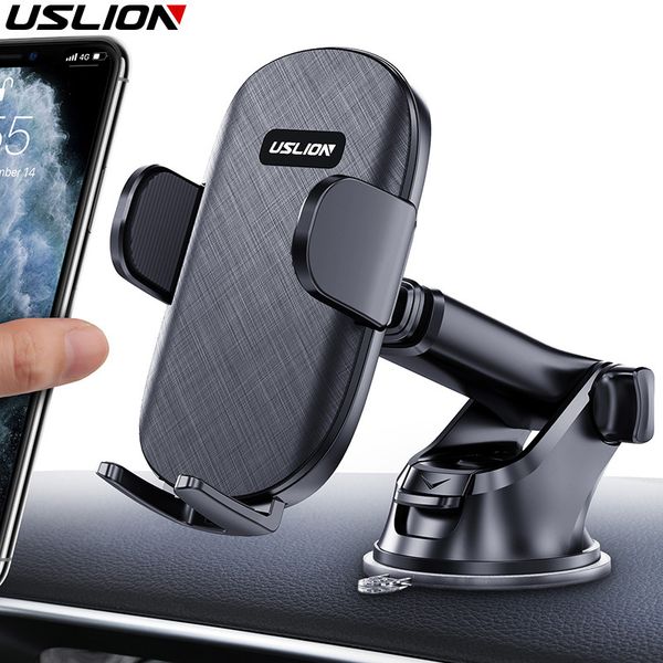 

uslion phone universal smartphone car mount 360 degrees adjustable mounting suction cup holder for iphone mi