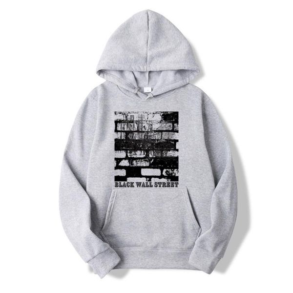 

men's hoodies & sweatshirts mens casual autumn winter pullover vintage black wall street shirt lightweight
