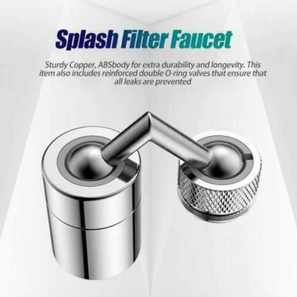 

dual-function solid brass big angle swivel aerator adapter kitchen faucet aerator faucet