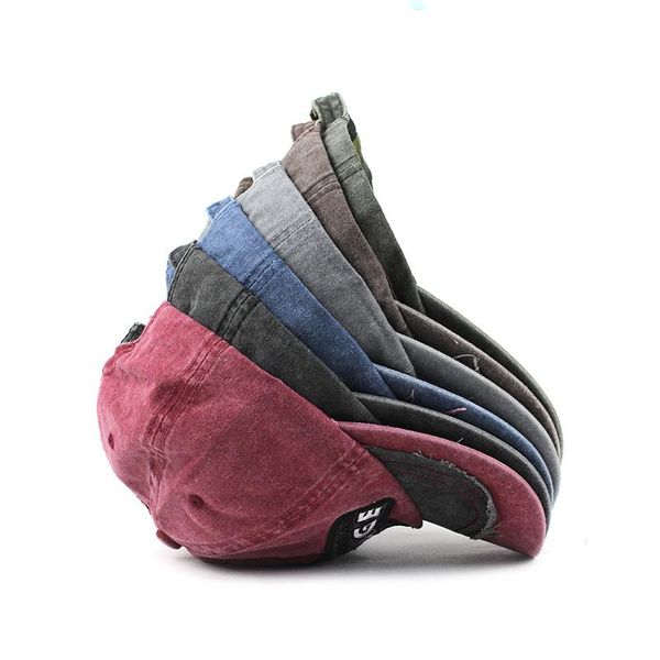 

flb] 100% washed cotton men baseball cap fitted cap snapback hat for women gorras casual casquette embroidery retro cap f318 sqcbba, Black;white